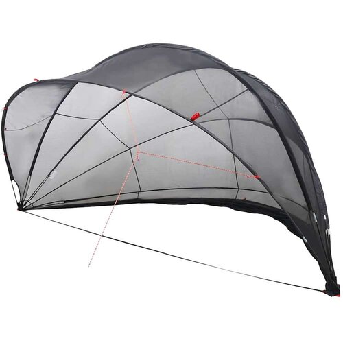  Paviljon za bazen Črna 546 x 516 x 250 cm, (5000207957) Slike