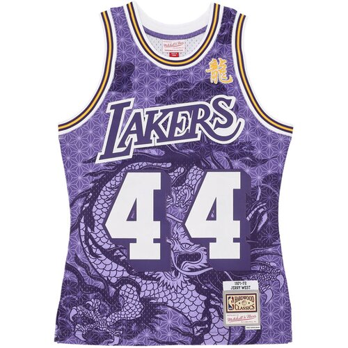 Mitchell And Ness Jerry West 44 Los Angeles Lakers 1971-72 Asian Heritage 6.0 Fashion Swingman dres Slike