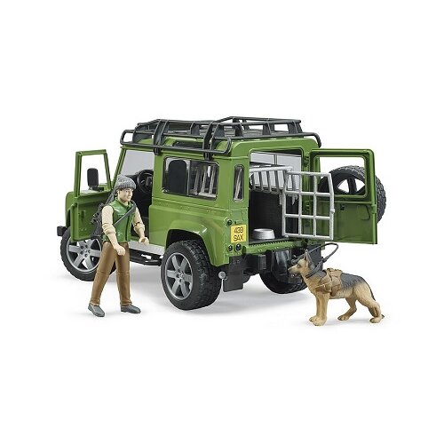 Bruder Land Rover sa šumarom i psom Cene