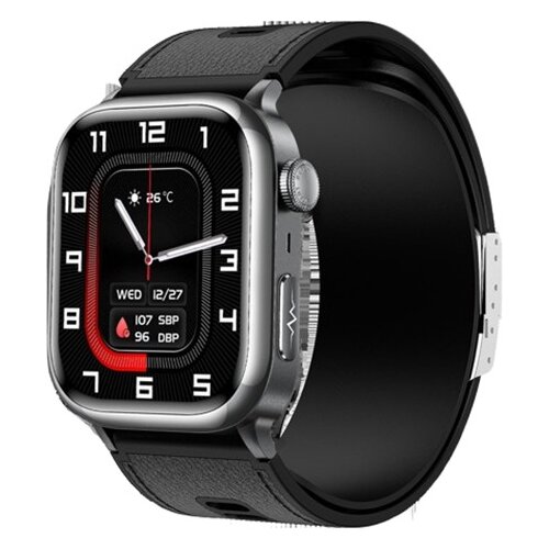 INF Napredna pametna ura za spremljanje zdravja z EKG, krvnim tlakom in NFC Black, (5000071810) Cene