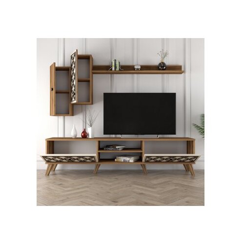 Hanah home TV polica klase S, smeđe-krem Cene