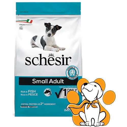 Schesir small Dog, Fish 800g, Monoproteinska Hrana Za Odrasle Male Pse Cene