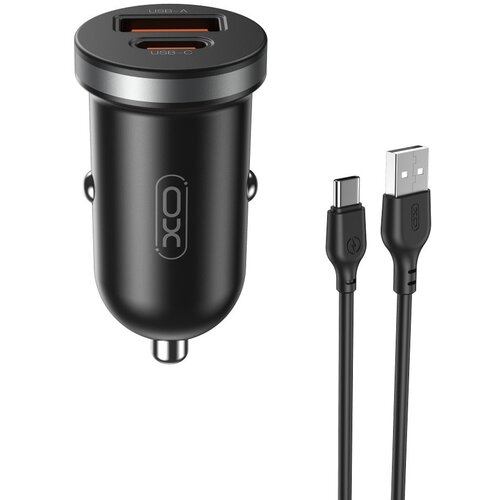 XO avtopolnilec PD 30W QC 1x USB 1x USB-C + USB na USB-C tipC kabel Cene