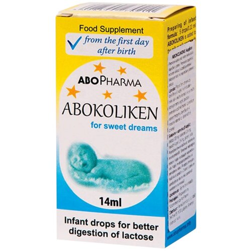 AboPharma prehranski dodatek Abokoliken kapljice proti krčem 14ml Cene