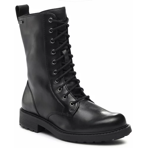 Clarks Pohodni čevlji Orinoco2 Sty GTX GORE-TEX Black Leather