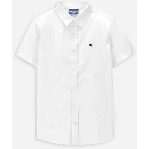 Coccodrillo Dječja pamučna košulja boja: bijela
