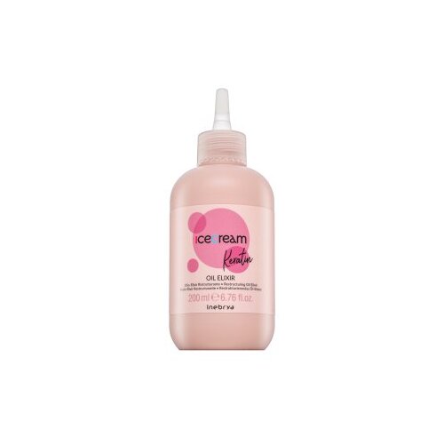 Inebrya Ice Cream Keratin Oil Elixir 200 ml regenerator obojena kosa neposlušna kosa suha kosa unisex Cijene