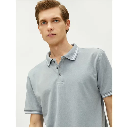 Koton Polo T-shirt - Gray - Slim fit
