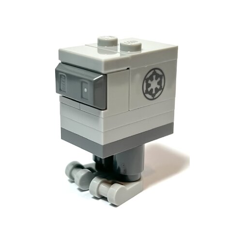 Lego Star Wars sw1252 Gonk Droid (GNK Power Droid), Light Bluish Gray Body and Feet, Imperial Log Slike