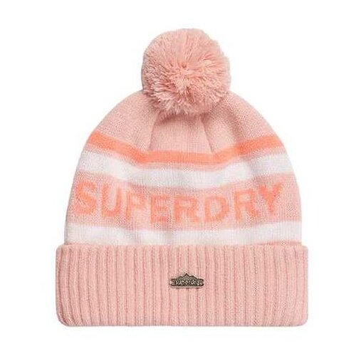 Superdry pletena ženska pom-pom kapa Cene