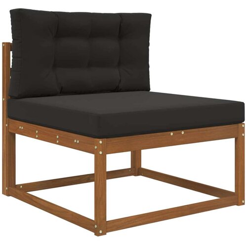  Jastuk za vanjsku sofU 2 pcs Crna Poliester - Crna 80 x 80 cm 1x sjedalo +1x naslon (3D s bartagom) Slike