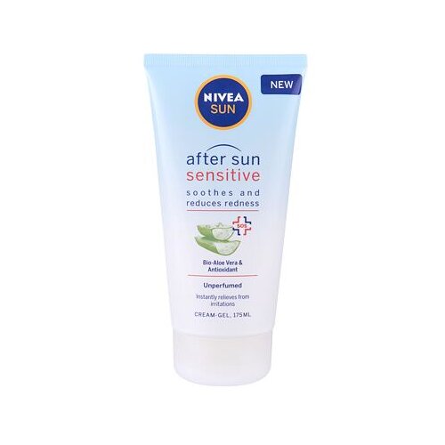 Nivea After Sun Sensitive SOS Cream-Gel umirujuća krema za kožu 175 ml Slike