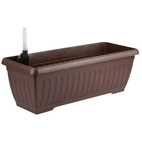  Žardinjera za cvijeće Jadran sa spremnikom vode (40 x 20 x 17 cm, Smeđe boje) Cijene