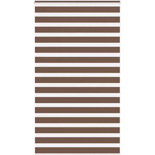 vidaXL Zebra zavesa rjava 120x230 cm širina blaga 115,9 cm poliester, (5000297445) Cene