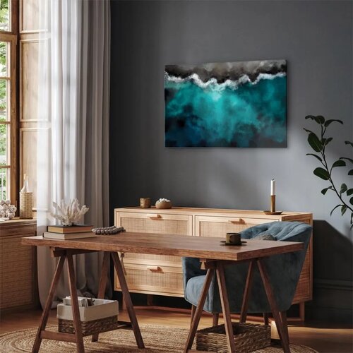  Slika - Blue Lagoon (1 Part) Wide 120x80 Na talijanskom platnu Cene
