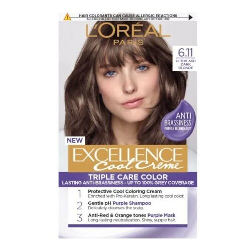 Loreal Excellence 6.11 boja za kosu ( 1100011570 ) Slike