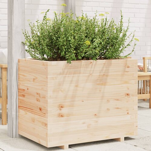 VidaXL Vrtna sadilica 90 x 60 x 72 cm od masivne borovine Slike