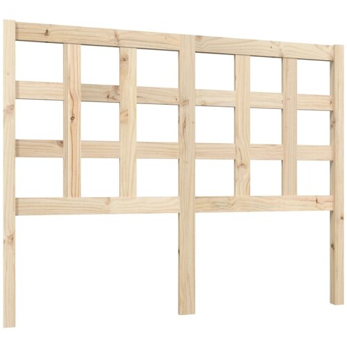 Maison Chic posteljno vzglavje - vzglavna omarica - nočna omarica 125,5x4x100 cm trdna borovina, (21705310) Slike