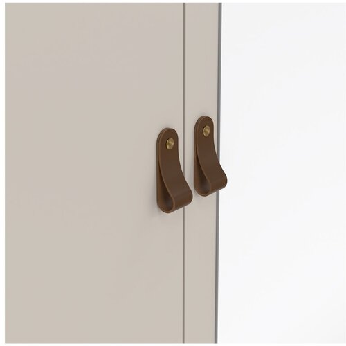 Tvilum Sivo-bež ormar s ogledalom 150x199x58 cm Madrid &amp;ndash; Slike