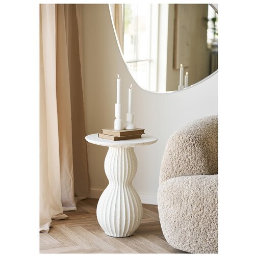 House Nordic Lončena okrogla stranska mizica &amp;oslash; 40 cm Newtown &amp;ndash; Slike