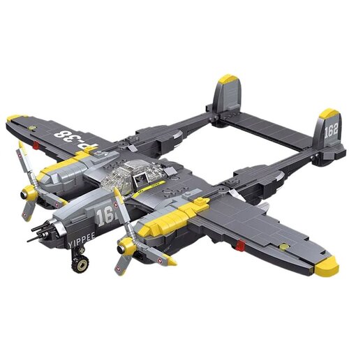  Konstrukcijske kocke borbeni zrakoplov P-38, 937 dijelova Slike