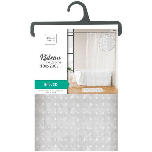 Douceur d int&amp;eacute;rieur Tu&amp;scaron; zavjesa 180x200 cm Cube &amp;ndash; Slike
