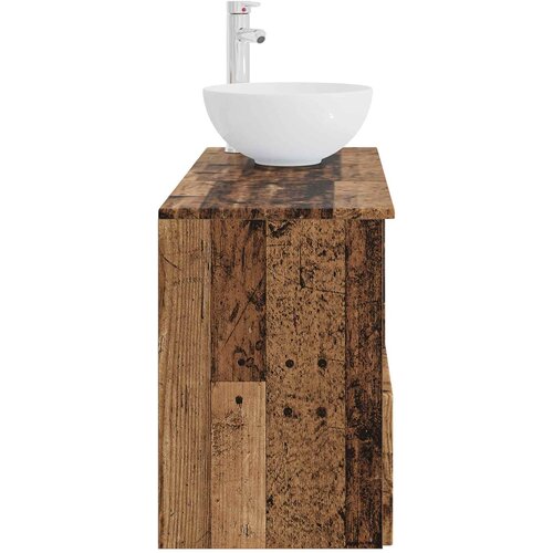  Set namje&amp;scaron;taja za kupaonicu 2 kom. Staro drvo Konstruirano drvo Smeđa 49,5 x 41 x 80 cm Slike