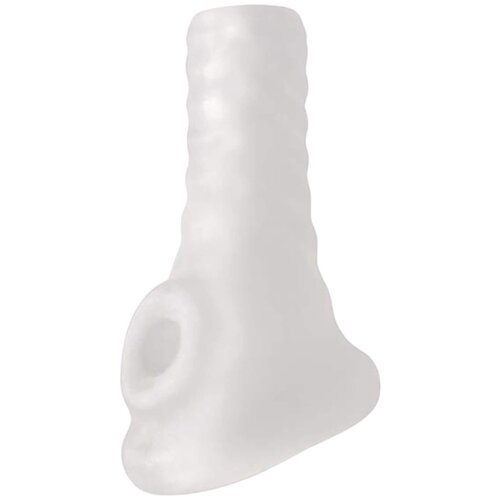 PerfectFIT Breeder - odprt ovoj za penis (10 cm) - mlečno bela Cene