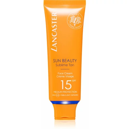 Lancaster sun beauty face cream SPF15 krema za zaščito obraza pred soncem 50 ml za ženske