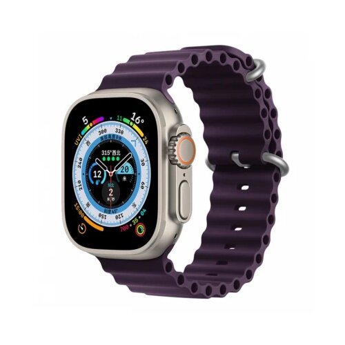 Moye smart watch ocean strap 44/45/49mm elderberry Slike