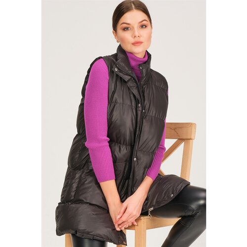 Dewberry Z6729 HK STYLE WOMEN&amp;#039;S VEST-BLACK Slike
