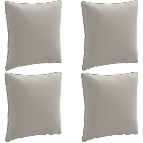  Jastučići za leđa (4 kom) PUTTEN 4 pcs 100% poliester Siva Cene