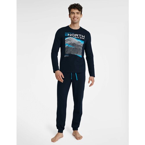 Henderson Icicle pyjamas 40953-59X Navy blue Slike