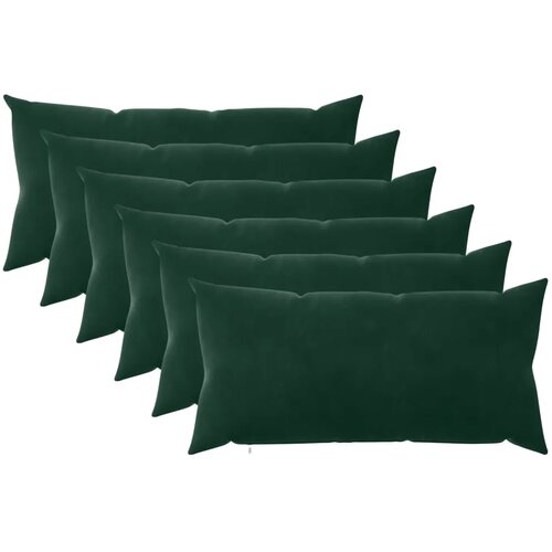  Presvlaka za jastuk 6 pcs HEERLEN Tamnozelena 40 x 80 cm Bar&scaron;un - Tamnozelena 40 x 80 cm 6 Cijene