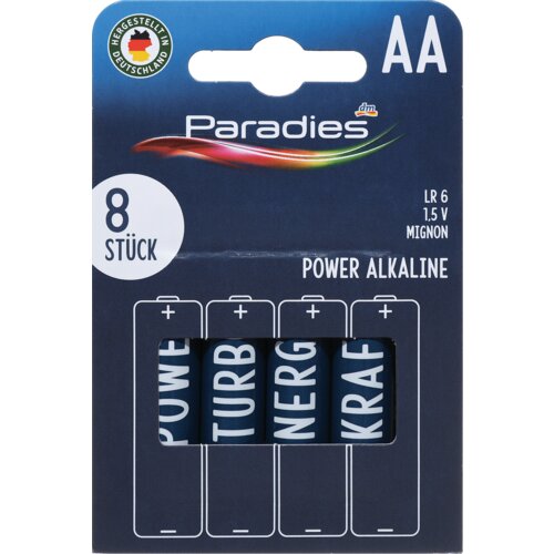 Paradies Power Alkaline Mignon AA baterije 8 kom Cene