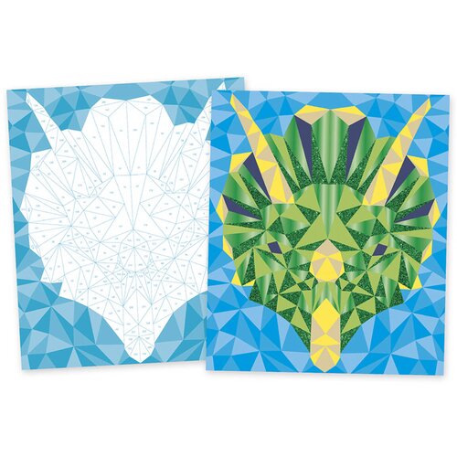 Janod kreativni set za izradu geometrijskih mozaika dinosaurs Slike