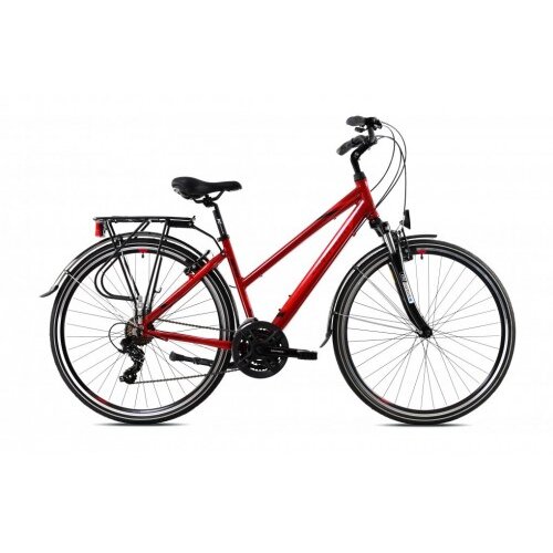 Capriolo bicikl roadster lady bordo crvena 17in Slike