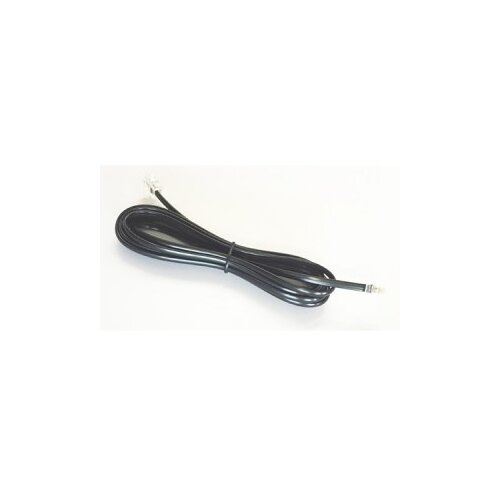 Telefonski kabl 3m sa kon.RJ-11, TC6P4C-3M-BK, black, GEMBIRD Slike