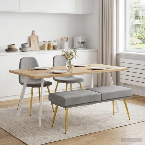  Klupa s dvostrukim slojem Svjetlosiva 120 x 45 x 46 cm Bar&amp;scaron;un Slike