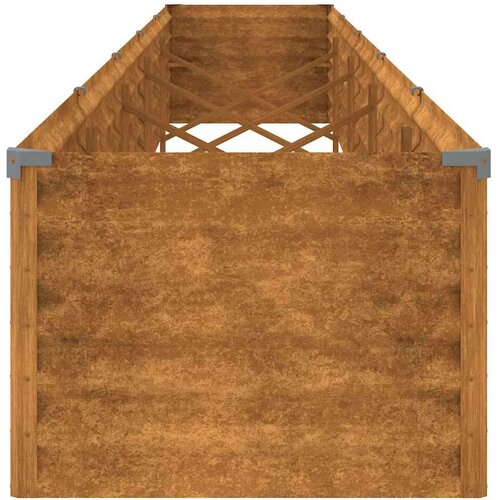 VidaXL Povi&amp;scaron;ena vrtna gredica 482 x 50 x 36 cm od čelika COR-TEN Slike