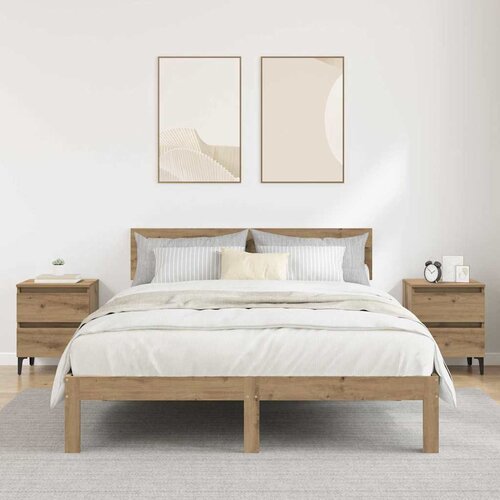  Noćni ormar 2 pcs hrast artisan 40 x 35 x 50 cm Cijene