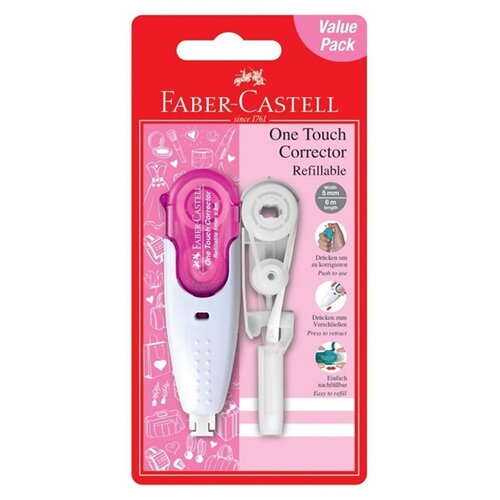 Faber-Castell korekcijski trak z rezervnim polnilom (korekcijski trak) RABLJENO Slike