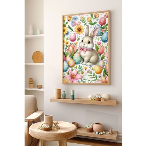 WALLXPERT Arteastermodel36-3348 Vi&scaron;enamenska Dekorativna Slika u Ram Cene