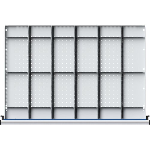 ANKE Komplet razdelilnikov za predale ŠxG 900 x 600 mm, ⅙-delitev, za višino sprednjega dela 60 mm Cene