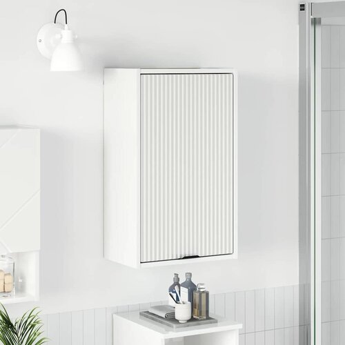 vidaXL Kupaonski ormar Zidne Visoko sjajno bijela 39 x 23.5 x 65 cm Cijene