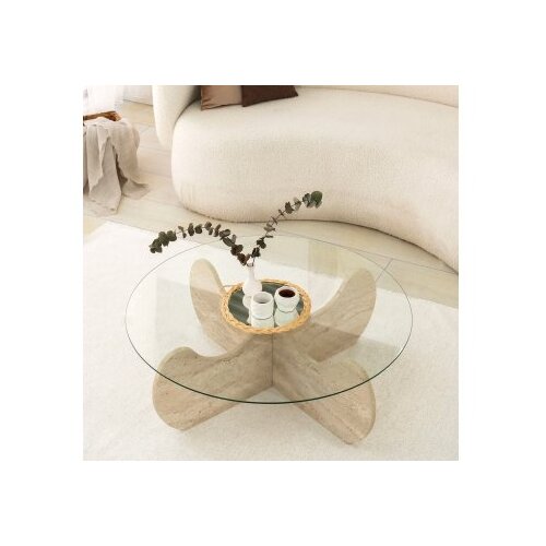 Hanah home sto za dnevnu sobu himalayas travertine Slike