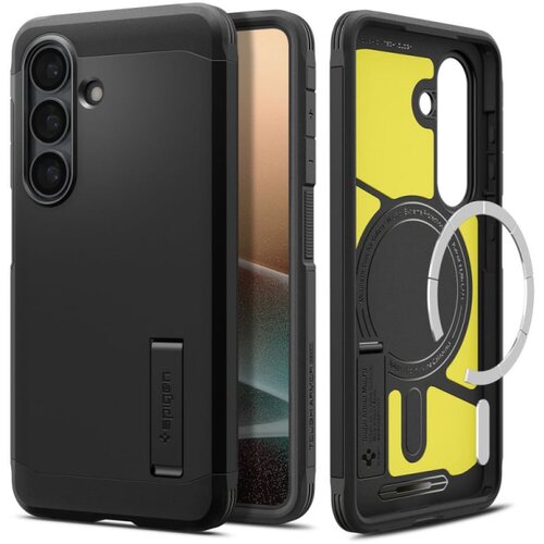 Spigen Tough Armor maska s MagSafeom za Samsung Galaxy S26 crna ACS10738 Slike