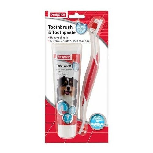 Beaphar - Tooth Combipack - set za oralnu higijenu psa - 100g Slike