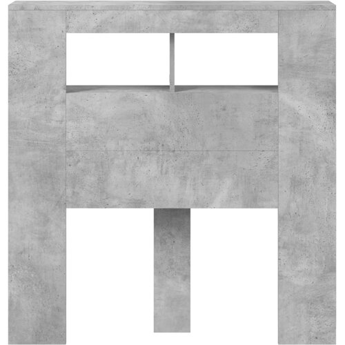  LED uzglavlje siva boja betona 100x18,5x103,5 cm Slike