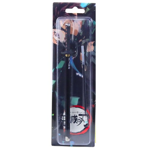 Katana Sword Anime kemijska olovka s metalnom crnom tintom, zamjenjivo punjenje, crna Slike